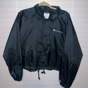 Champion - Polyester Jacket - Button Down - Slightly Cropped